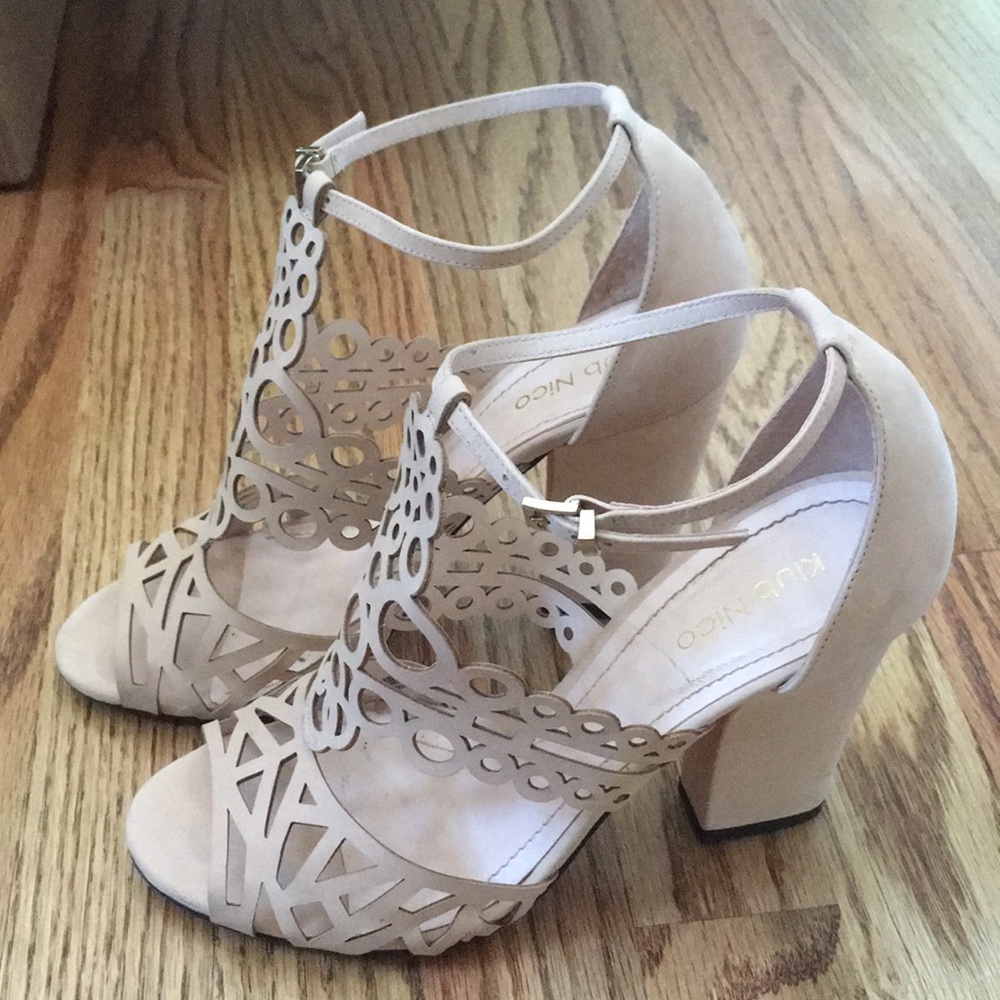 Klub Nico Madrid laser cut sandals size 8 - Picture 2 of 6